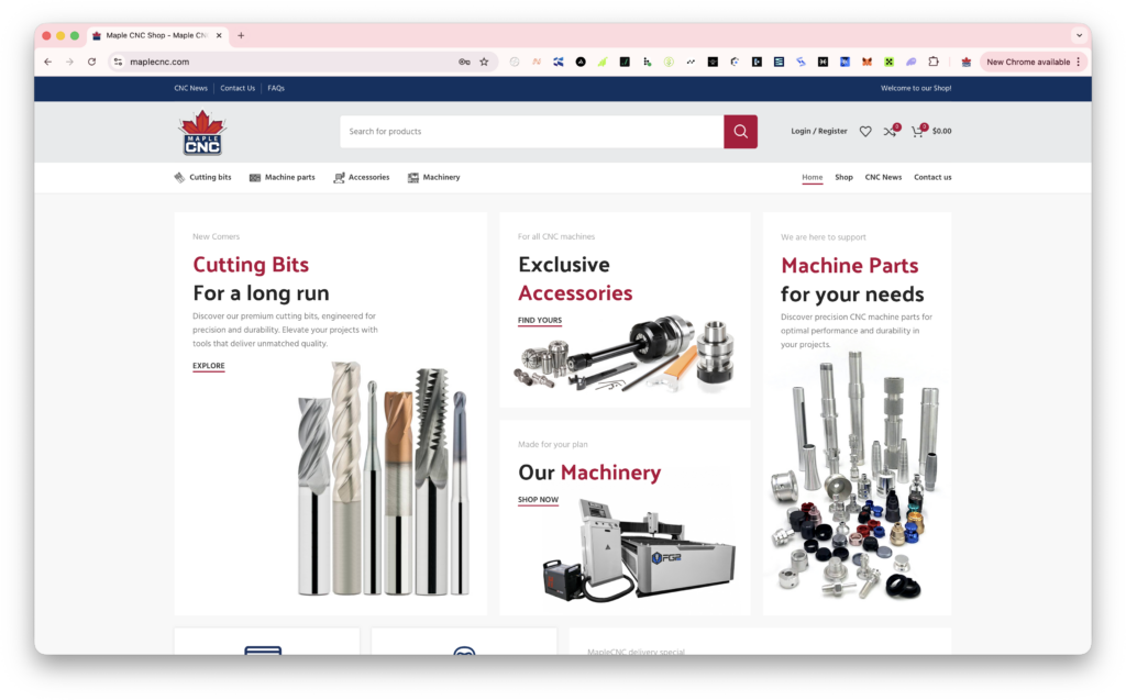 Maple CNC - Home Page